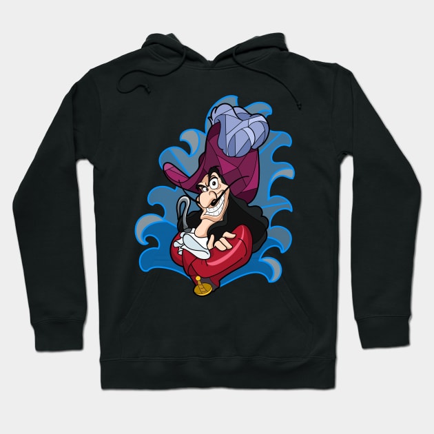 Captain Hook Hoodie by Ginny Heart Lab